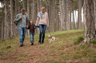 Familie wandert, © Silke Ebster