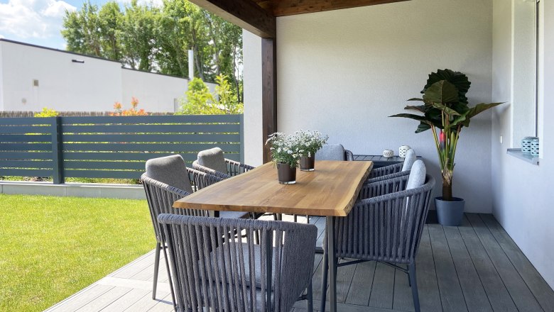 Terrasse und Garten, &copy; Kay Haderer