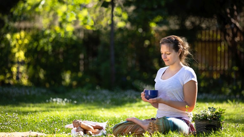 Yoga im Schlosspark, © Rene Kussnow