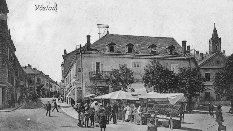 Blick in die Hochstraße, © Stadtmuseum Bad Vöslau