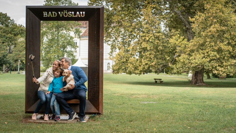 Selfie Point Schlosspark, © Silke Ebster